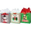 Assorted Medium Square Shadow Bags With Tissue Paper - $2.49 ($2.50 Off)