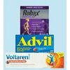 Advil Tablet, Robax Caplets or Voltaren Emulgel - Up to 20% off