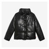 Kid Girls’ Faux Leather Puffer Jacket In Black - $26.94 ($18.06 Off)