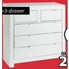 Hull Contemporary Dresser Series with MDF Frame - 2+3-Drawer - $239.00 (10% off)