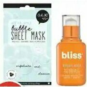 Bliss Facial Moisturizers, Cleansers or Oh K! Beauty Skin Care Products - Up to 20% off