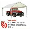 10x20' All-Purpose Canopy - $269.99 ($80.00 off)