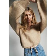 Long Sleeve Polo Sweater - $28.00