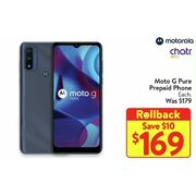 Moto G Pure Prepaid Phone - $169.00 ($10.00 off)