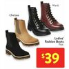 Ladies' Fashion Boots - $39.00