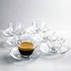 6 Pc. Pasabahce Barista Glass Espresso Cup & Saucer - 85 Ml - $18.74 (25% off)