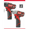 2-Piece Milwaukee M12 Drill and Impact Driver Combo Kit - Milwaukee M12 Redlithium 3.0 Ah Compact Battery - $199.00