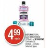 Listerine Total Care Mouthwash Or Sensodyne Toothpaste - $4.99