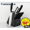 11 Pc. Henckels Fine Edge Synergy Knife Block Set - $84.99 (58% off)