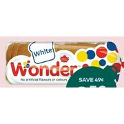 Wonder Bread - $2.50 ($0.49 off)