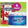 Scotties Facial Tissues or Sponge Towels Paper Towel  - $5.97 (Up to $3.02 off)