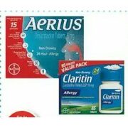 Aerius or Clartin Allergy Tablets - Up to 15% off