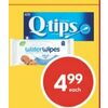 Waterwipes Baby Wipes, Q-Tips Cotton Swabs or Vaseline Petroleum Jelly - $4.99