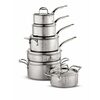 Lagostina 12-Pc 3-Ply Artiste-Clad Cookware Set - Silver Exterior - $419.99 ($50.00 off)