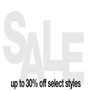 Up to 30% off Select Shoes